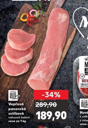 Kaufland Vepřová panenská svíčková nabídka