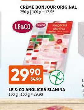Terno Anglická slanina nabídka