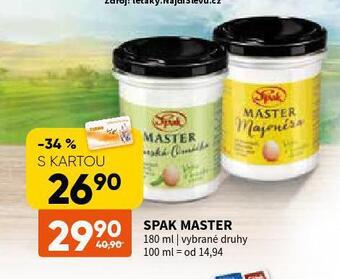 Terno Spak master nabídka
