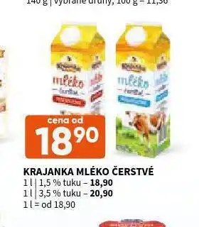 Terno Krajanka mléko čerstvé nabídka