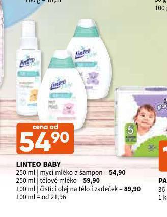 Terno Linteo baby tělové mléko nabídka