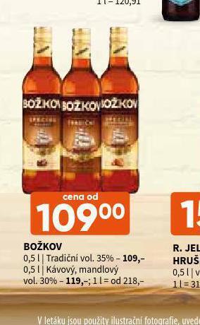 Terno Božkov tradiční nabídka