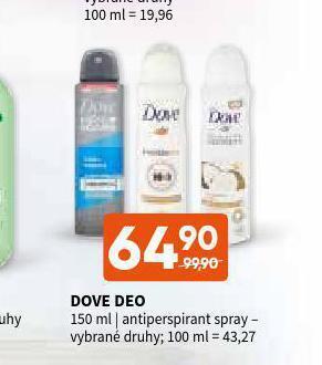Terno Dove deo antiperspirant nabídka