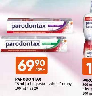 Terno Parodontax zubní pasta nabídka