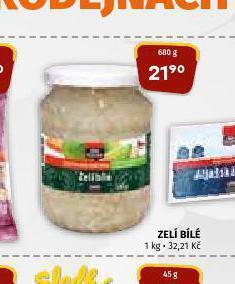 Terno Zelí bílé nabídka