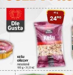 Terno Kešu ořechy nabídka