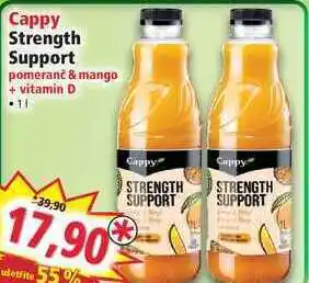 Cappy strength support pomeranč & mango + vitamin d, 1l