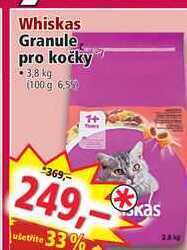 Norma Whiskas granule pro kočky 3,8 kg nabídka