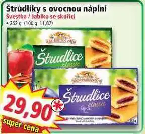 Norma Štrůdlíky s ovocnou náplní švestka/jablko se skořici 252g nabídka