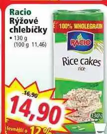 Norma Racio rýžové chlebíčky 130 g nabídka