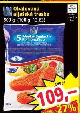 Norma Obalovaná aljašská treska 800 g nabídka