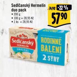 Jip Sedlčanský hermelín nabídka