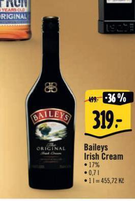 Jip Baileys irish cream nabídka
