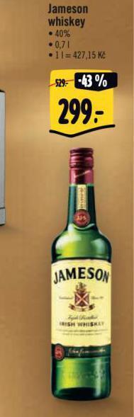 Jip Jameson whiskey nabídka