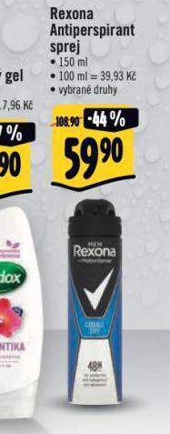 Rexona antiperspirant