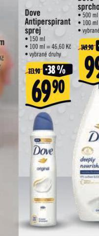 Jip Dove antiperspirant nabídka