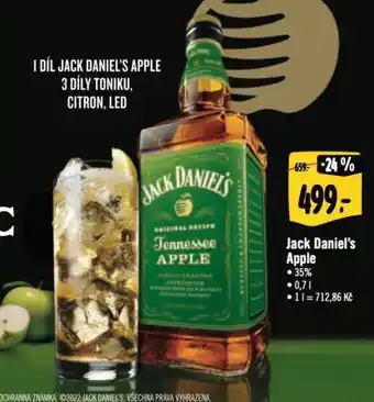 Jip Jack daniel's apple nabídka