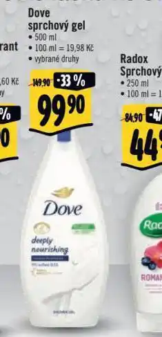 Jip Sprchový gel dove nabídka