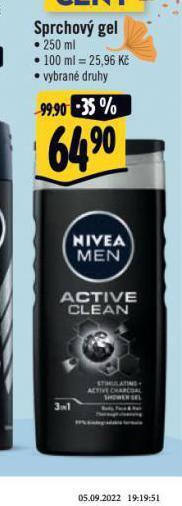Jip Nivea sprchový gel nabídka