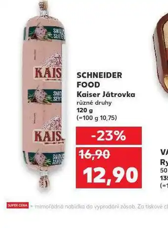 Kaufland Kaiser játrovka nabídka