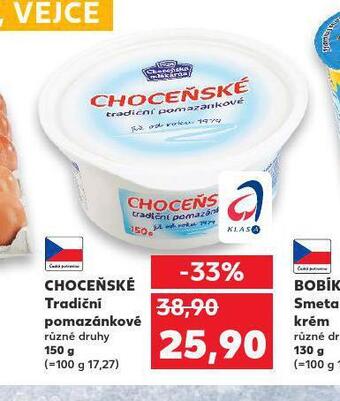Kaufland Choceňské tradiční pomazánkové nabídka