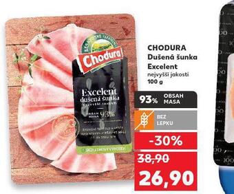Kaufland Dušená šunka excelent nabídka