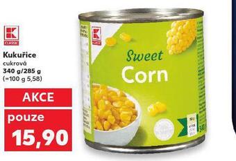 Kaufland Kukuřice cukrová nabídka