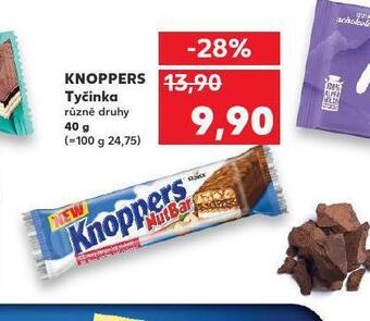 Kaufland Knoppers tyčinka nabídka