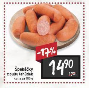 Billa Špekáčky nabídka