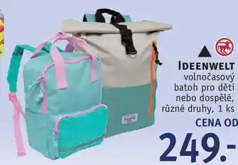 Rossmann Ideenwelt volnočasový batoh nabídka