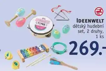 Rossmann Ideenwelt dětský hudební set nabídka