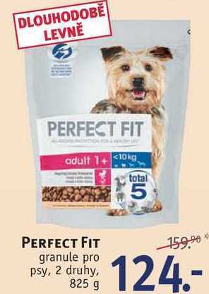 Rossmann Perfect fit granule pro psy, 825 g nabídka