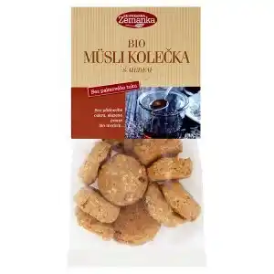 Biopekárna zemanka bio müsli kolečka s medem 100g