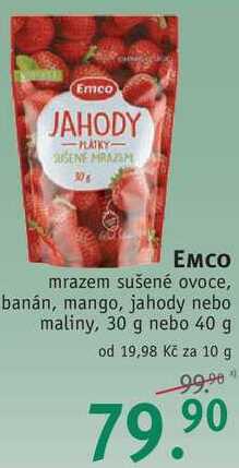 Rossmann Emco mrazem sušené ovoce, 30 g nebo 40 g nabídka