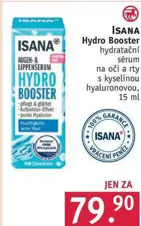 Rossmann Isana hydro booster hydratační sérum na oči a rty, 15 ml nabídka