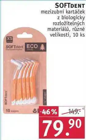 Rossmann Oftdent mezizubní kartáček, 10 ks nabídka