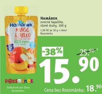 Rossmann Hamánek ovocná kapsička, 100 g nabídka