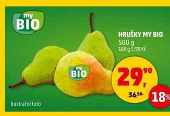 Hrušky my bio, 500 g