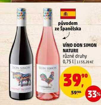 Penny Market Víno don simon nature, 0,75 l nabídka