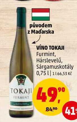 Penny Market Víno tokaji furmint, 0,75 l nabídka