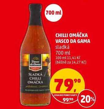 Penny Market Chilli omáčka vasco da gama, 700 ml nabídka
