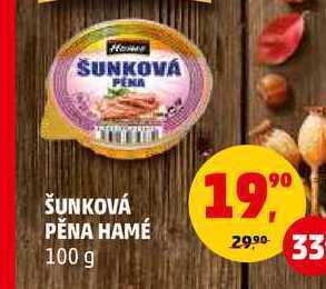 Penny Market Šunková pěna hamé, 100 g nabídka