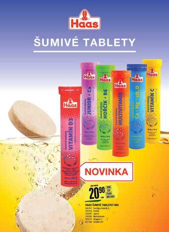 Tamda Foods Haas šumivé tabletky 80g nabídka
