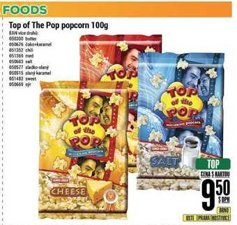 Tamda Foods Top of the pop popcorn 100g nabídka