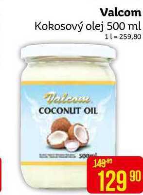 Teta Valcom kokosový olej 500 ml nabídka