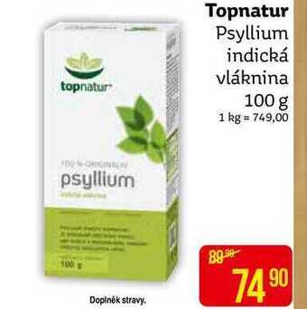 Teta Topnatur psyllium indická vláknina 100 g nabídka