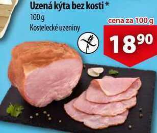 CBA Uzená kýta bez kosti, 100 g nabídka