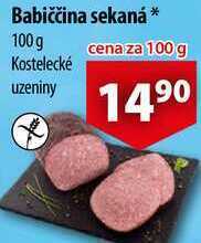 CBA Babiččina sekaná, 100 g nabídka