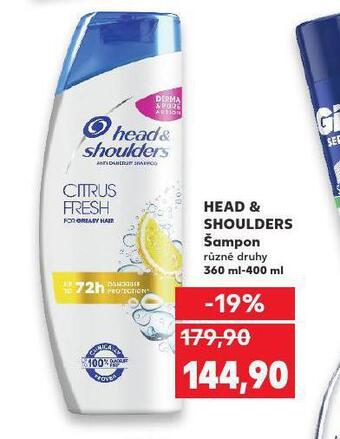 Kaufland Head&shoulders šampon nabídka