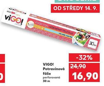 Kaufland Vigo! potravinová fólie nabídka